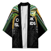 Custom Cook Islands Rugby League Kimono Tatau Tribal Motifs-Black Color - Polynesian Pride