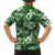 Hawaiian Quilt Pattern Hawaiian Shirt Hibiscus and Tribal Element Vintage Green Vibe LT03 - Polynesian Pride