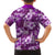 Hawaiian Quilt Pattern Hawaiian Shirt Hibiscus and Tribal Element Vintage Purple Vibe LT03 - Polynesian Pride