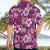 Hawaiian Quilt Pattern Hawaiian Shirt Hibiscus and Tribal Element Vintage Pink Vibe LT03 - Polynesian Pride