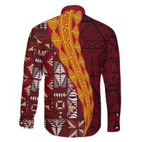 Tonga Feletoa Kupesi Fakatonga Family Matching Mermaid Dress and Hawaiian Shirt LT03 - Polynesian Pride