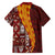 Tonga Feletoa Kupesi Fakatonga Family Matching Off Shoulder Short Dress and Hawaiian Shirt LT03 - Polynesian Pride