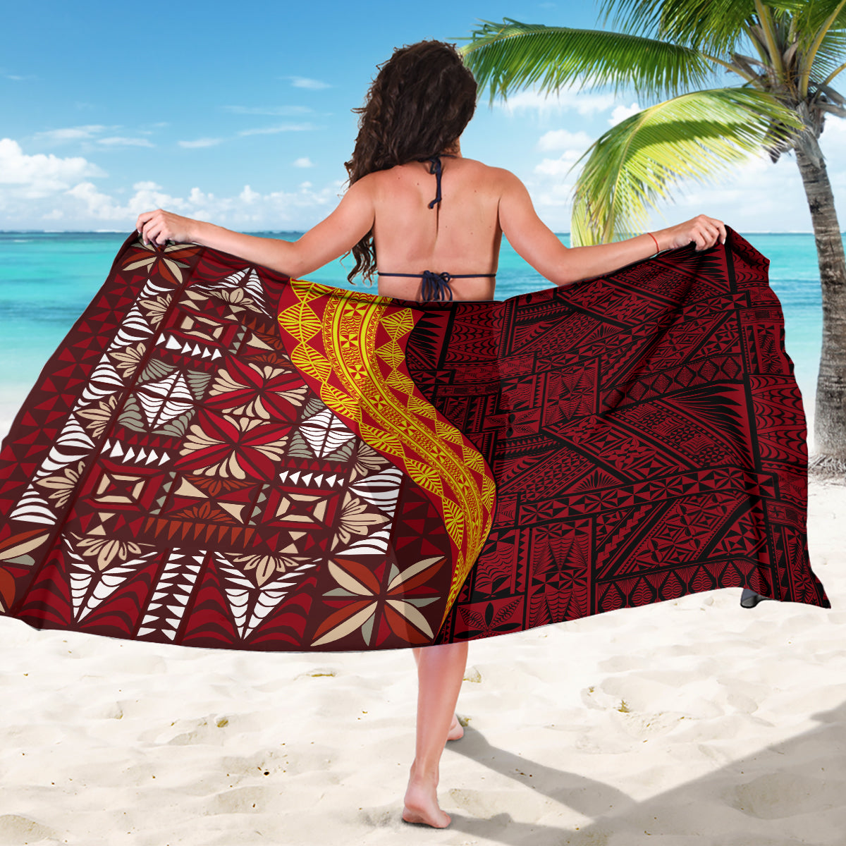 Tonga Feletoa Kupesi Fakatonga Sarong LT03 - Polynesian Pride