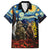 New Zealand and Australia ANZAC Day Hawaiian Shirt Kiwi Bird and Kangaroo Soldier Starry Night Style LT03 Black - Polynesian Pride