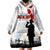 Tokelau ANZAC Day Wearable Blanket Hoodie Lest We Forget Red Poppy Flowers and Soldier LT03 - Polynesian Pride