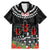 New Zealand ANZAC Day Family Matching Mermaid Dress and Hawaiian Shirt Lest We Forget Haka Dance Respect LT03 Dad's Shirt - Short Sleeve Black - Polynesian Pride
