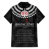 New Zealand ANZAC Day Family Matching Puletasi and Hawaiian Shirt Lest We Forget Haka Dance Respect LT03 - Polynesian Pride