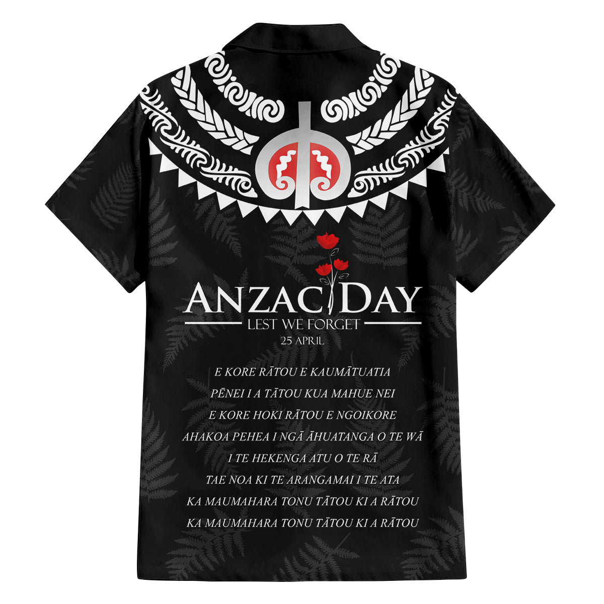 New Zealand ANZAC Day Family Matching Tank Maxi Dress and Hawaiian Shirt Lest We Forget Haka Dance Respect LT03 - Polynesian Pride