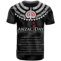 New Zealand ANZAC Day T Shirt Lest We Forget Haka Dance Respect LT03 - Polynesian Pride