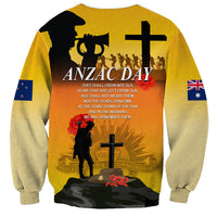 New Zealand and Australia ANZAC Day Sweatshirt Gallipoli Lest We Forget LT03 - Polynesian Pride