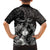 Custom New Zealand Women's Day Family Matching Off Shoulder Short Dress and Hawaiian Shirt Maori Tribal Girl and Silver Fern Pattern LT03 - Polynesian Pride