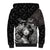 Custom New Zealand Women's Day Sherpa Hoodie Maori Tribal Girl and Silver Fern Pattern LT03 - Polynesian Pride