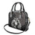 Custom New Zealand Women's Day Shoulder Handbag Maori Tribal Girl and Silver Fern Pattern