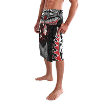 New Zealand Maori Girl Lavalava Silver Fern and Koru Pattern LT03 - Polynesian Pride