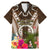 Vanuatu Selebretem 44th Indipendens Dei Family Matching Mermaid Dress and Hawaiian Shirt Yumi Pig Tusk and Namele Fern