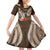 Vanuatu Selebretem 44th Indipendens Dei Family Matching Off Shoulder Short Dress and Hawaiian Shirt Yumi Pig Tusk and Namele Fern