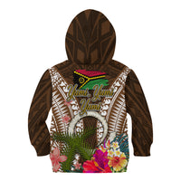 Vanuatu Selebretem 44th Indipendens Dei Kid Hoodie Yumi Pig Tusk and Namele Fern