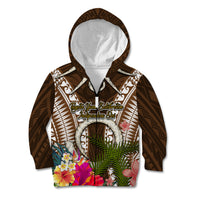 Vanuatu Selebretem 44th Indipendens Dei Kid Hoodie Yumi Pig Tusk and Namele Fern
