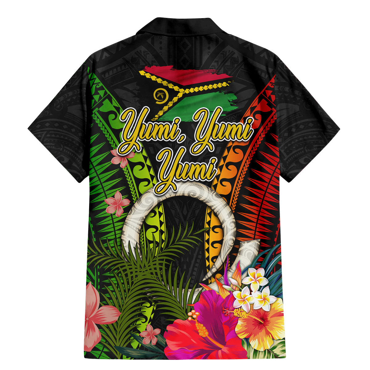 Vanuatu Independence Day Family Matching Mermaid Dress and Hawaiian Shirt Tugeta Yumi Selebretem Indipendens Dei LT03 - Polynesian Pride