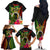 Vanuatu Independence Day Family Matching Off The Shoulder Long Sleeve Dress and Hawaiian Shirt Tugeta Yumi Selebretem Indipendens Dei