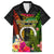 Vanuatu Independence Day Family Matching Off Shoulder Short Dress and Hawaiian Shirt Tugeta Yumi Selebretem Indipendens Dei