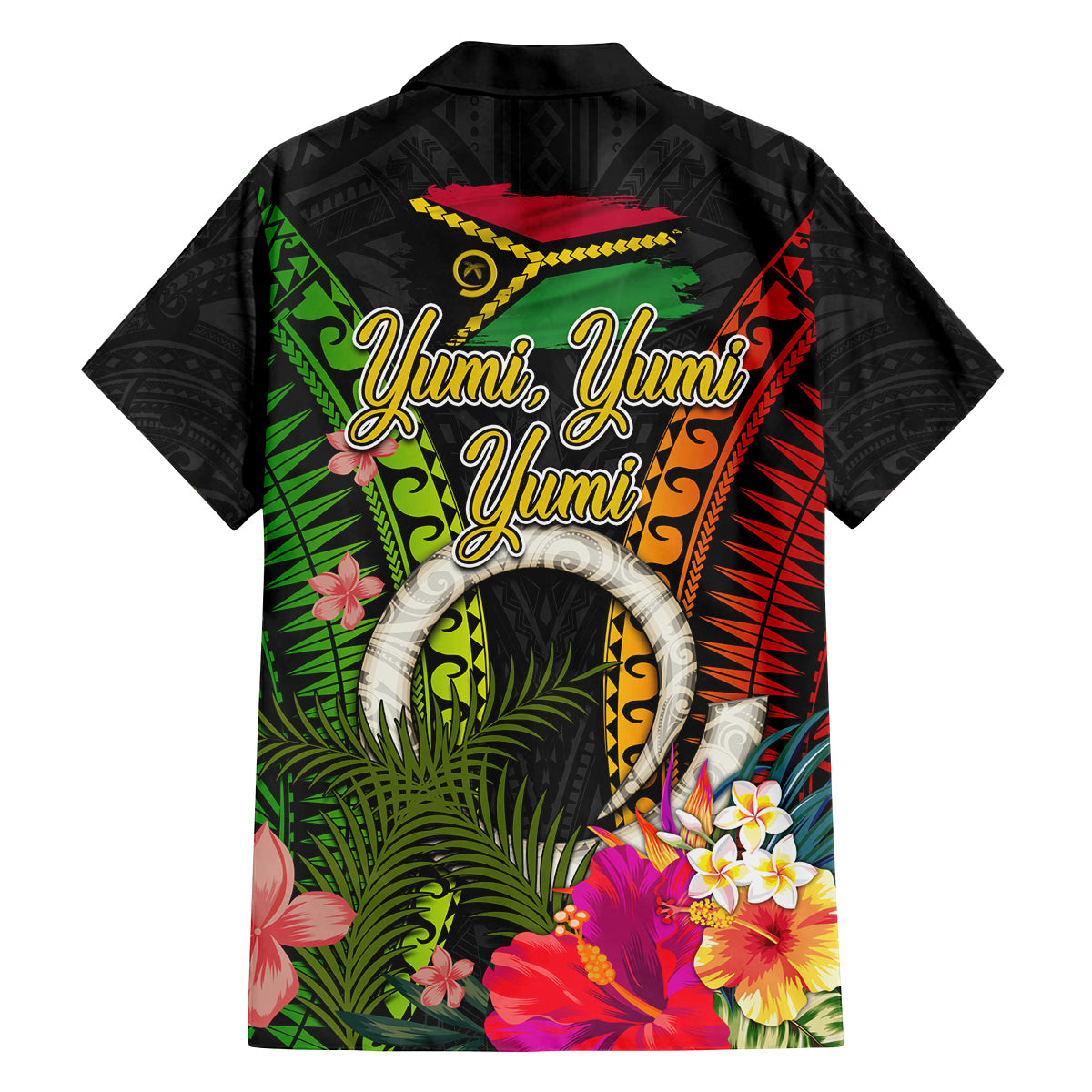 Vanuatu Independence Day Family Matching Puletasi and Hawaiian Shirt Tugeta Yumi Selebretem Indipendens Dei LT03 - Polynesian Pride