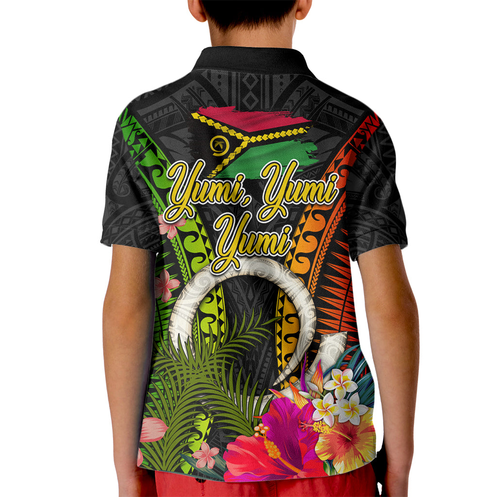 Vanuatu Independence Day Kid Polo Shirt Tugeta Yumi Selebretem Indipendens Dei