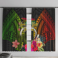 Vanuatu Independence Day Window Curtain Tugeta Yumi Selebretem Indipendens Dei