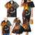 New Zealand and Australia Together Family Matching Mermaid Dress and Hawaiian Shirt Maori Tattoo Paua Shell mix Aboriginal Pattern
