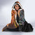 New Zealand and Australia Together Hooded Blanket Maori Tattoo Paua Shell mix Aboriginal Pattern