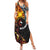 New Zealand and Australia Together Summer Maxi Dress Maori Tattoo Paua Shell mix Aboriginal Pattern