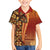 Samoan Pacific Tribal Flower Geometric Art Tattoos Family Matching Tank Maxi Dress and Hawaiian Shirt Siapo Pattern Flame Sunset - Polynesian Pride