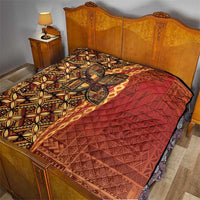 Samoan Pacific Tribal Flower Geometric Art Tattoos Quilt Siapo Pattern Flame Sunset - Polynesian Pride