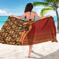 Samoan Pacific Tribal Flower Geometric Art Tattoos Sarong Siapo Pattern Flame Sunset - Polynesian Pride