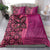 Samoan Pacific Tribal Flower Geometric Art Tattoos Bedding Set Siapo Pattern Romantic Rose - Polynesian Pride