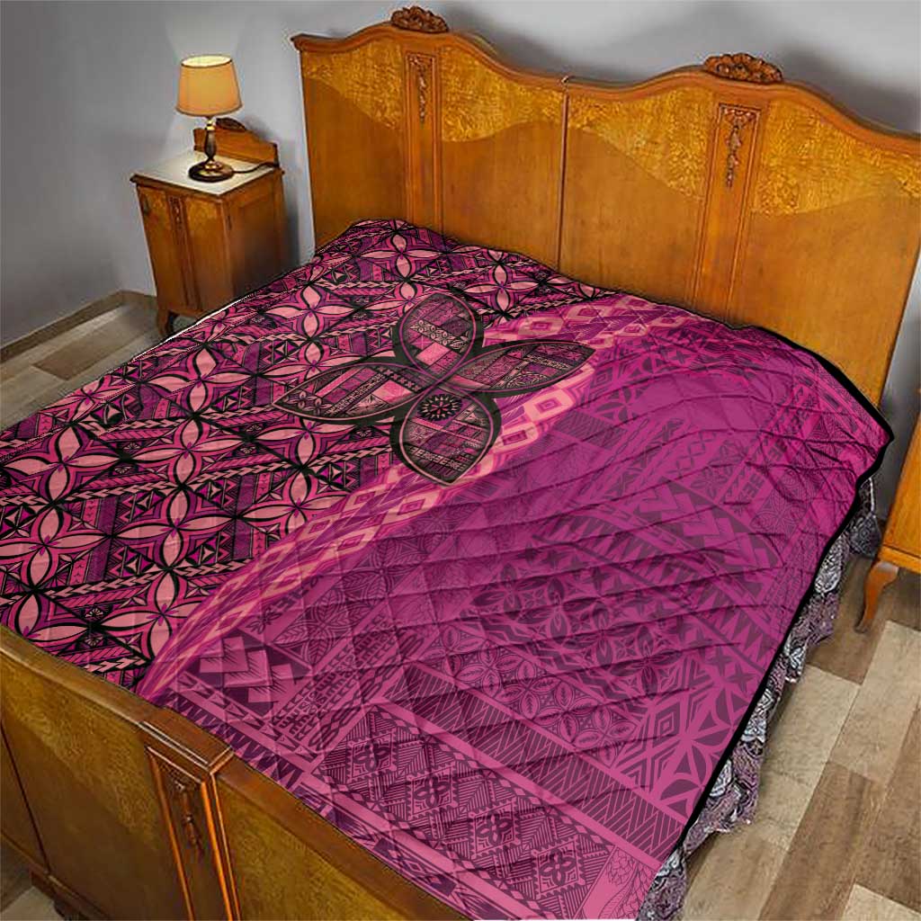 Samoan Pacific Tribal Flower Geometric Art Tattoos Quilt Siapo Pattern Romantic Rose - Polynesian Pride