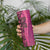 Samoan Pacific Tribal Flower Geometric Art Tattoos Skinny Tumbler Siapo Pattern Romantic Rose - Polynesian Pride