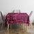 Samoan Pacific Tribal Flower Geometric Art Tattoos Tablecloth Siapo Pattern Romantic Rose - Polynesian Pride