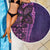 Samoan Pacific Tribal Flower Geometric Art Tattoos Beach Blanket Siapo Pattern Purple Haze - Polynesian Pride
