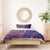 Samoan Pacific Tribal Flower Geometric Art Tattoos Bedding Set Siapo Pattern Purple Haze - Polynesian Pride