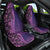 Samoan Pacific Tribal Flower Geometric Art Tattoos Car Seat Cover Siapo Pattern Purple Haze - Polynesian Pride