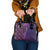 Samoan Pacific Tribal Flower Geometric Art Tattoos Shoulder Handbag Siapo Pattern Purple Haze - Polynesian Pride
