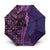 Samoan Pacific Tribal Flower Geometric Art Tattoos Umbrella Siapo Pattern Purple Haze - Polynesian Pride