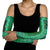 Samoan Pacific Tribal Flower Geometric Art Tattoos Arm Sleeves Siapo Pattern Emerald Glow - Polynesian Pride