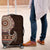 Fijian Masi Tribal Tattoos Art Pattern Luggage Cover Brown Color Half Style - Polynesian Pride