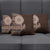 Fijian Masi Tribal Tattoos Art Pattern Pillow Cover Brown Color Half Style - Polynesian Pride