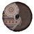 Fijian Masi Tribal Tattoos Art Pattern Spare Tire Cover Brown Color Half Style - Polynesian Pride