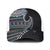 Fijian Masi Tribal Tattoos Art Pattern Baseball Net Cap Navy Color Half Style - Polynesian Pride