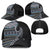 Fijian Masi Tribal Tattoos Art Pattern Baseball Net Cap Navy Color Half Style - Polynesian Pride