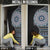Fijian Masi Tribal Tattoos Art Pattern Door Cover Navy Color Half Style - Polynesian Pride
